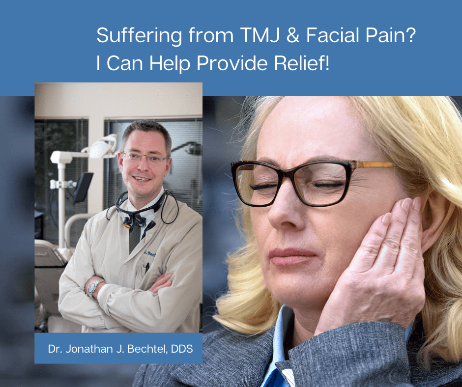 TMJ and Facial Pain Relief Complimentary Consultation with Dr Jonathan J Bechtel - Lansing TMJ Dentist